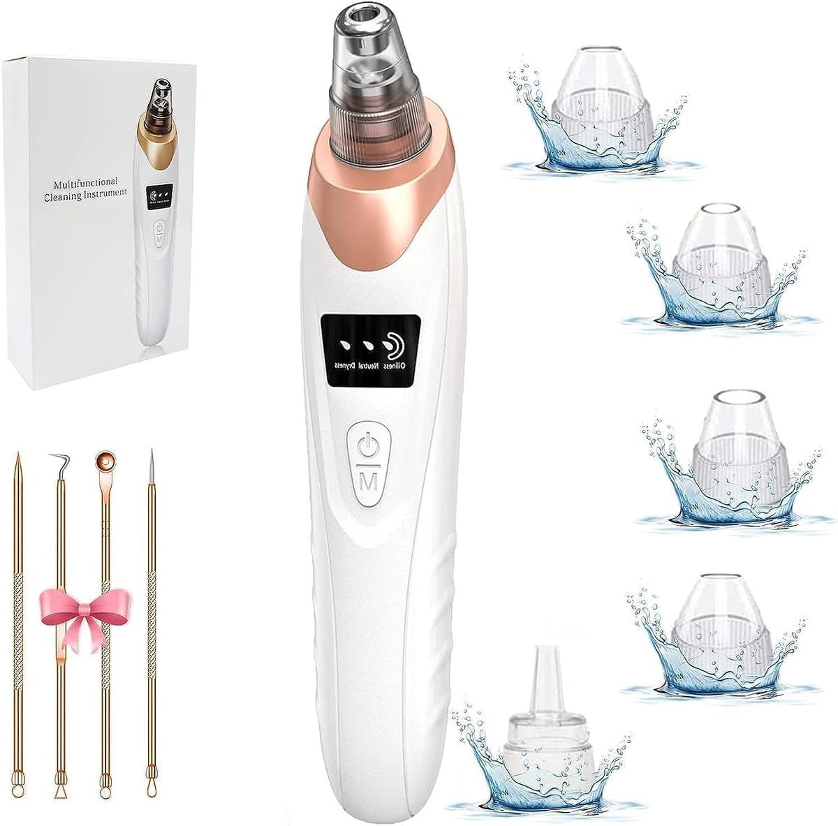 5 in 1 Electric Rechargeable Black Head Remover Machine