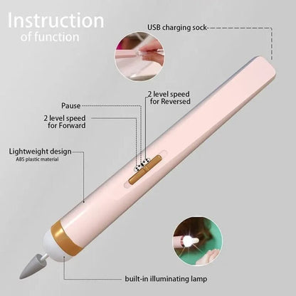 Original Rechargeable Salon Nails Kit