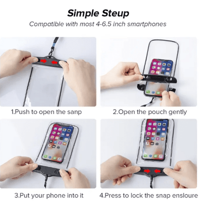 PVC Waterproof Mobile Pouch – Universal Transparent Phone Case
